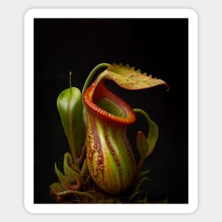 Carnivorous Nepenthes Pitcher Graphic House Plant Bug Eating Plant Gift Sticker